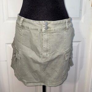 Fashion Nova Olive Green Skirt